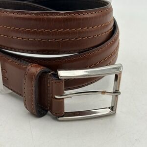 Florsheim FL5018-221 Genuine Leather Belt Brown Size 40 Made In India Mens